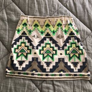 Lovemarks sequin mini skirt